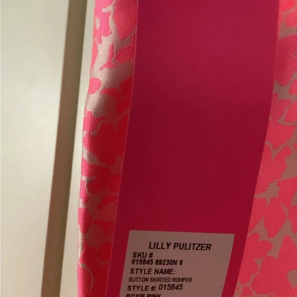 NWT Lilly Pulitzer Ariana one shoulder ruffle romper in Roxie Pink NWT - Picture 2 of 13
